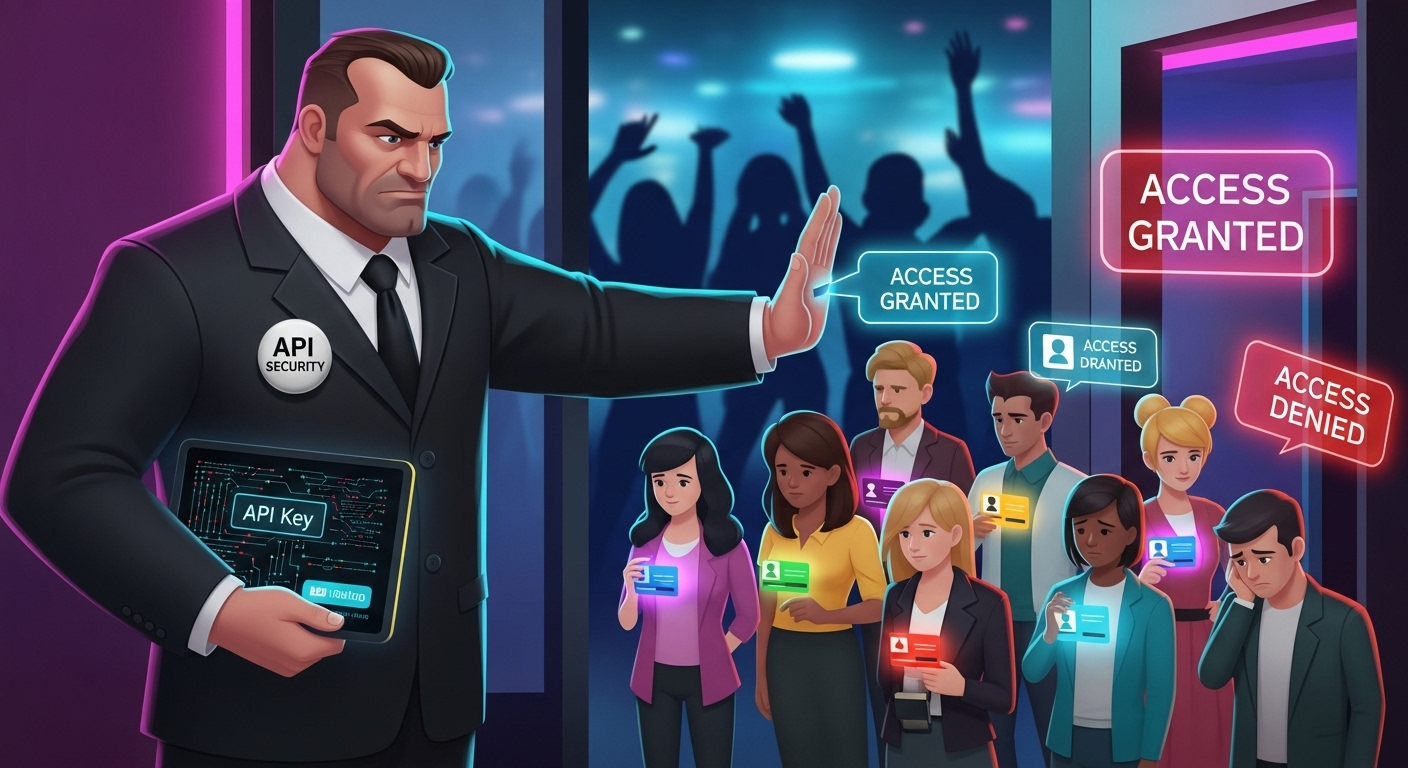 REST API Security Bouncer Analogy