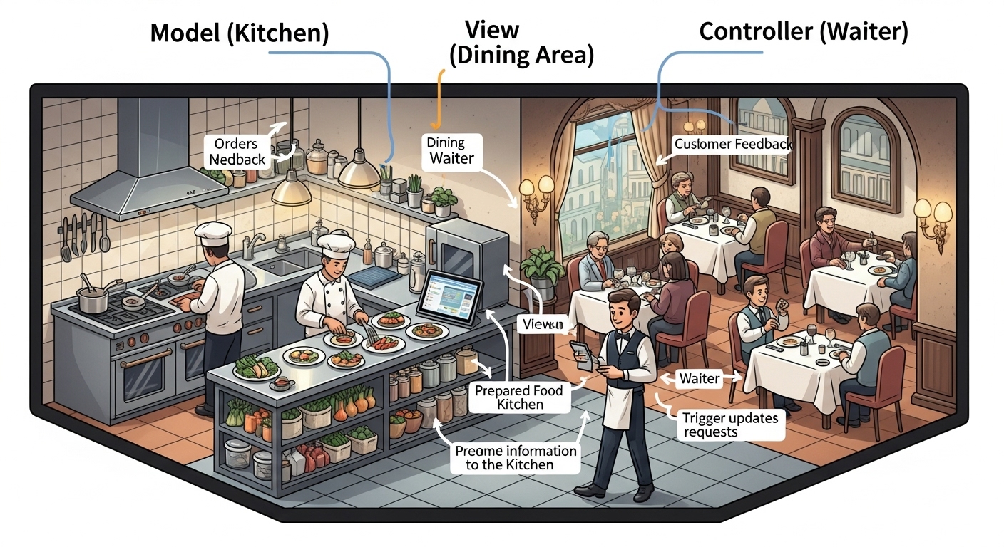 MVC Restaurant Analogy