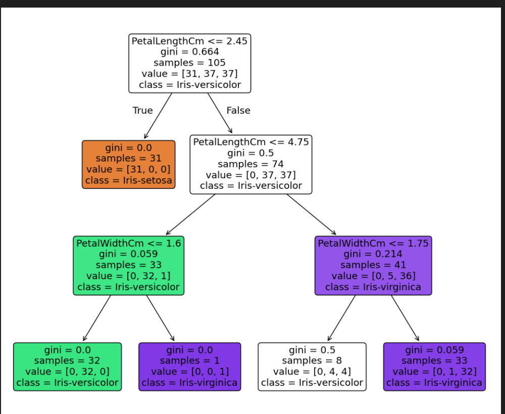 Decision Tree Jupyter Notebook Screenshot