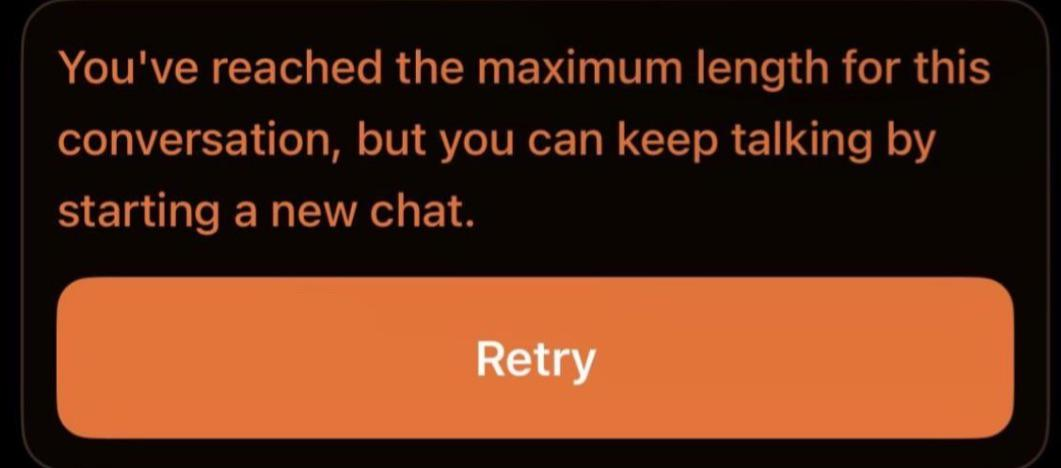 ChatGPT maximum length issue error