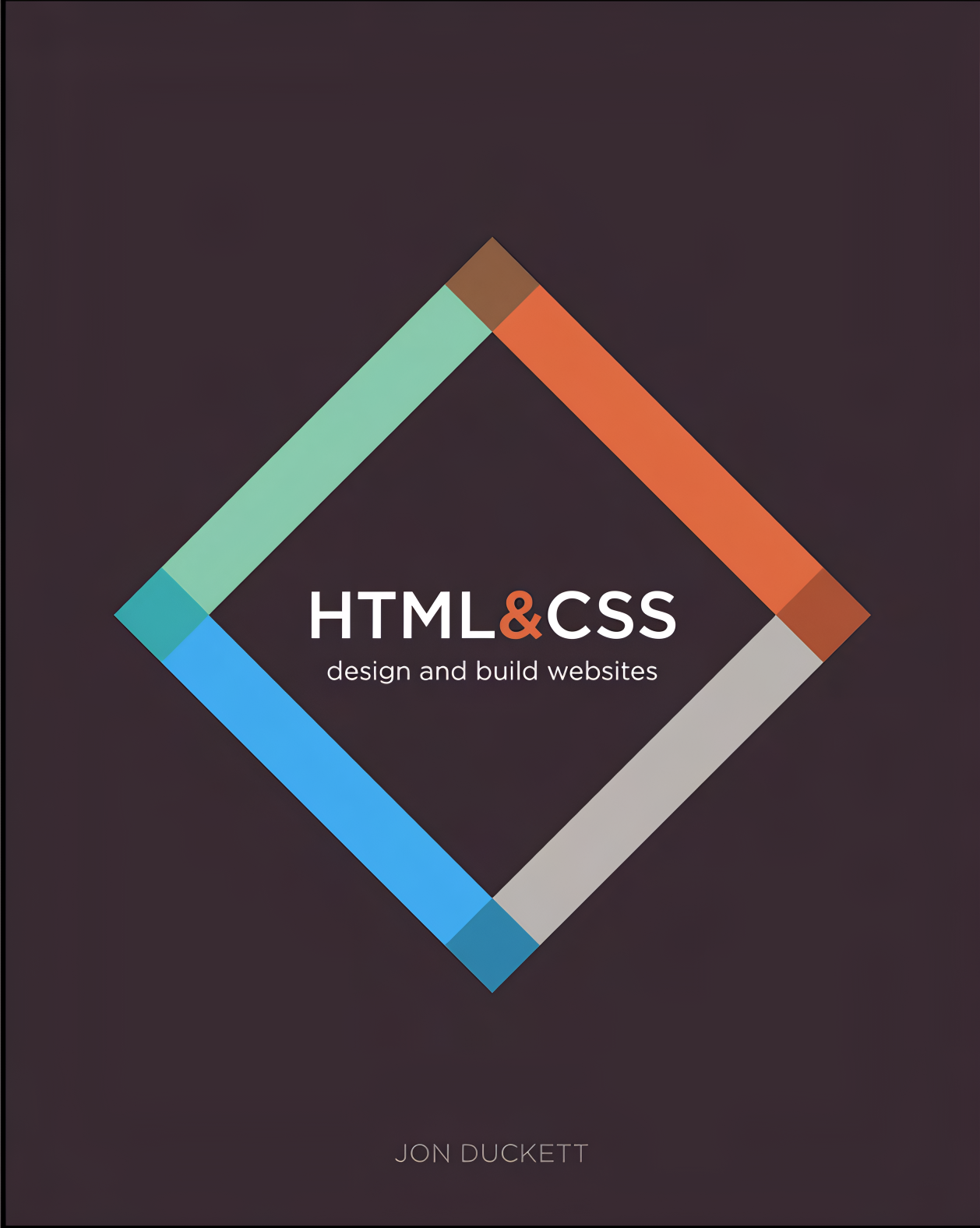 Book cover: HTML & CSS | Design and Build Websites | Credit Jon Duckett by Zeeshan Ali - Technical programming guide