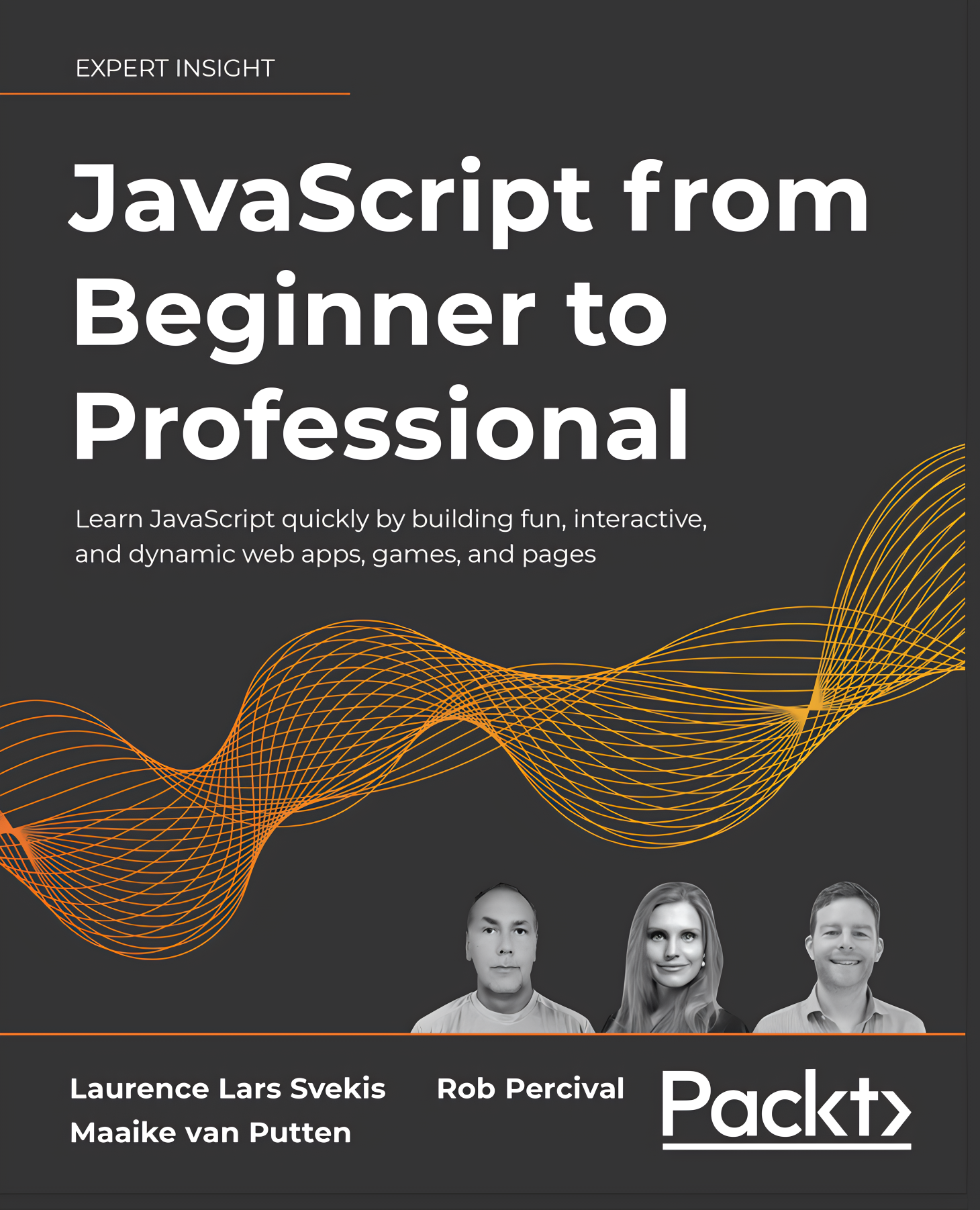 Book cover: Javascript from Beginner to Professional | Credit Packt by Zeeshan Ali - Technical programming guide